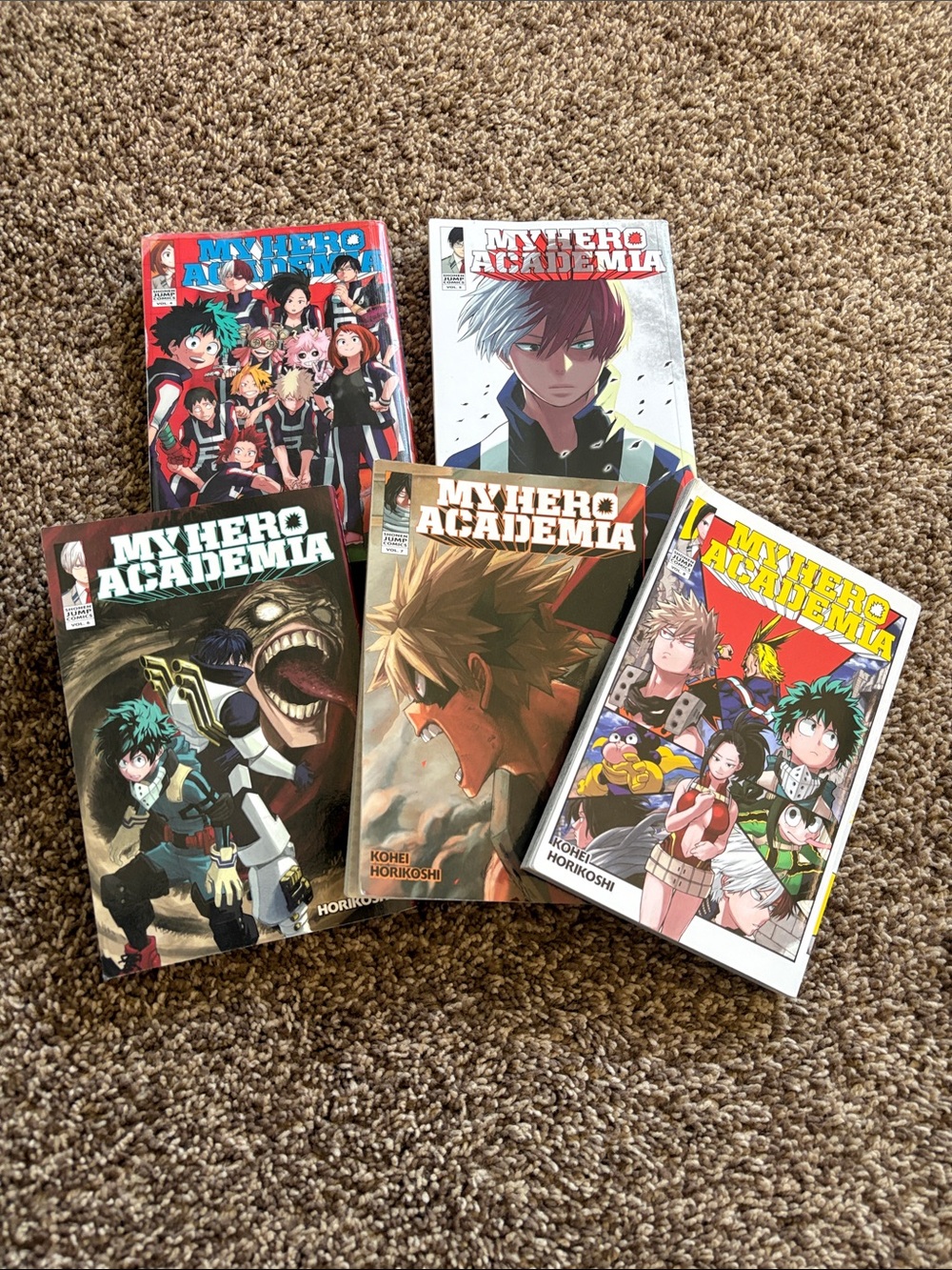 My Hero Academia Manga Lot —- Books 4-8
